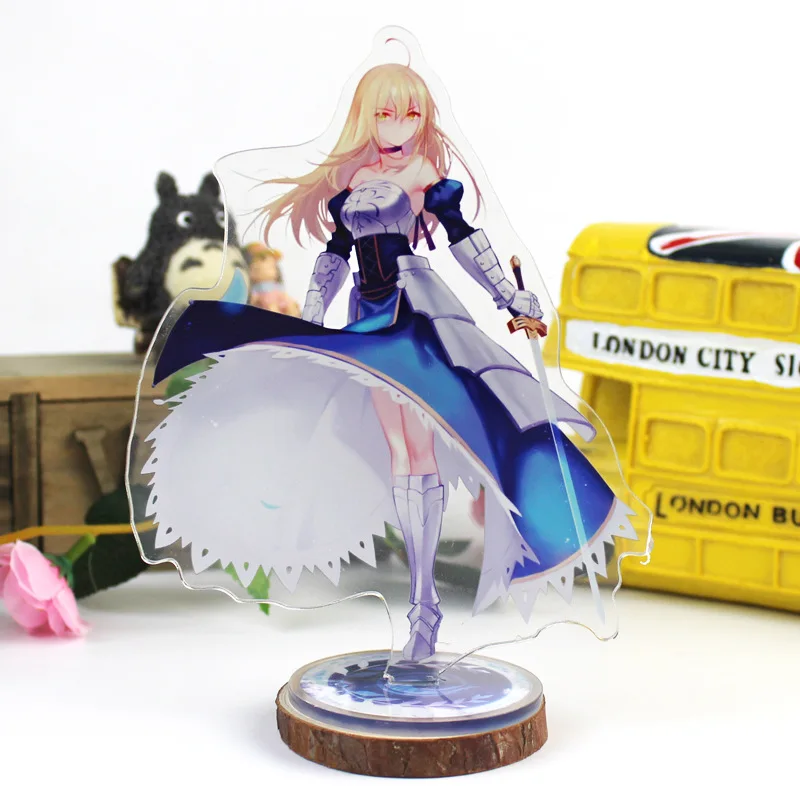 Аниме Fate Grand Order Дисплей Стенд фигурка модель пластина Держатель японский мультфильм FGO акриловые украшения Рождественский подарок - Цвет: 2