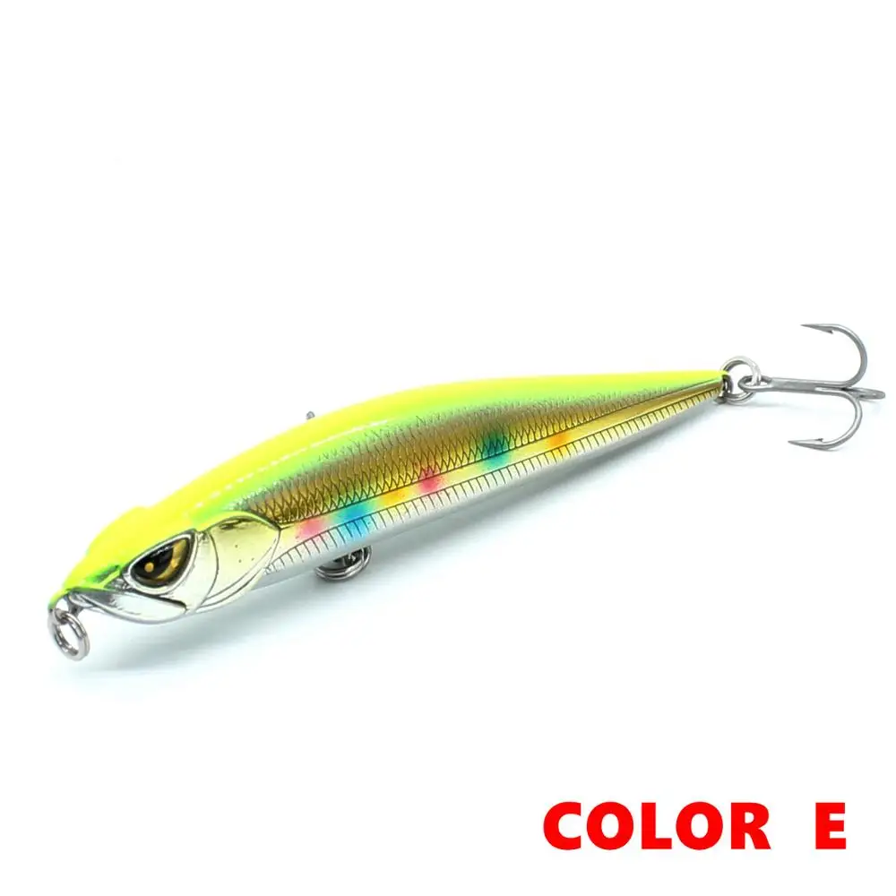 color E sr85 AOCLU воблеры Jerkbait 6 цветов 8,5 см 14,4 г жесткая приманка карандаш рыболовные приманки бас свежая соленая вода снасти оседающая на дно приманка - Цвет: color E sr85