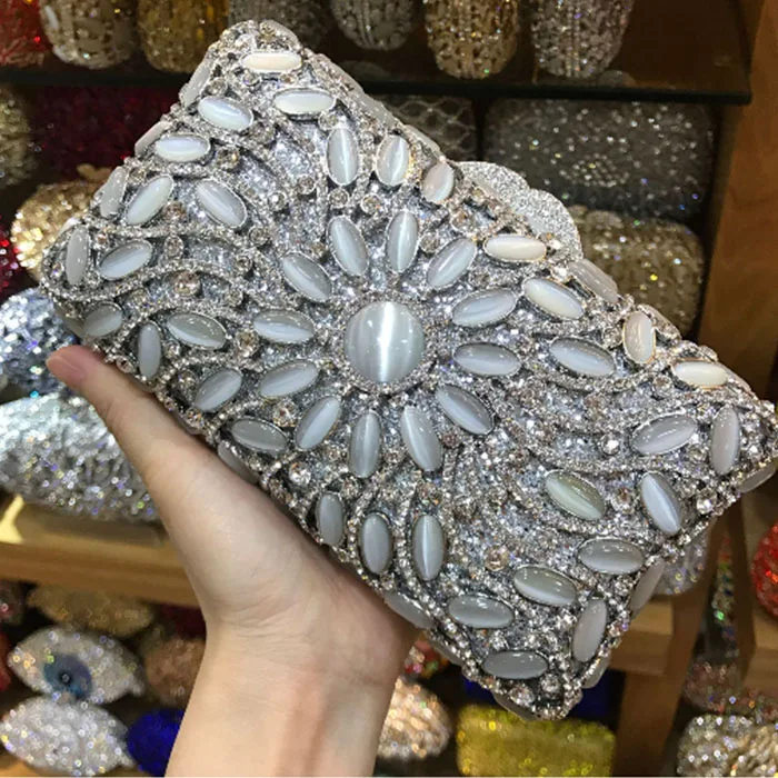 Женский золотистый/Серебристый клатч для монет в китайском стиле сумка