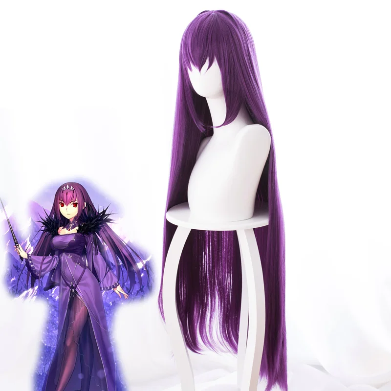 Fate/Grand для FGO Abigail Altria Nitocris Кацусика Хокусай ската Osakabehime косплейные накладные волосы парик Головные уборы - Цвет: Scathach