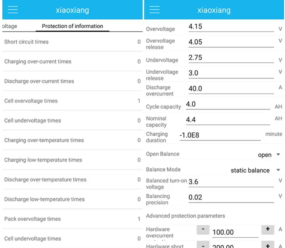 Smart 10S 36V 50A 40A 30A 20A литий-ионная батарея Защитная плата баланс bms pcm Bluetooth app UART программное обеспечение монитор