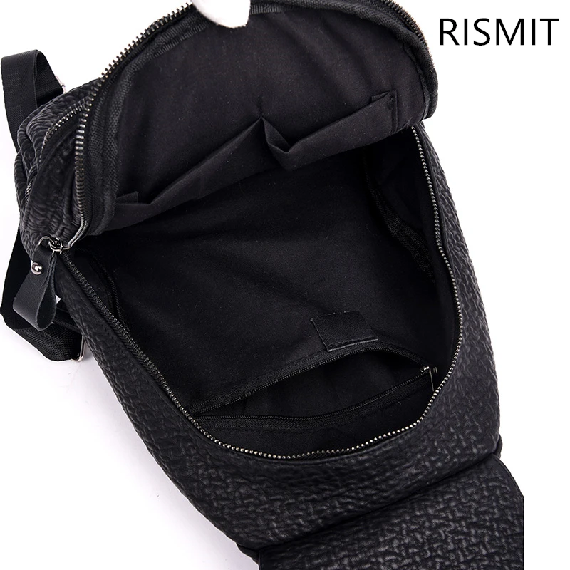 RISMIT Кожаный Рюкзак Школьная Сумка для женщин 2019 студентов многофункциональные