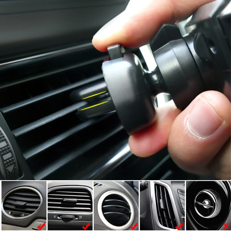 Автомобильный кронштейн для телефона NWIEV с поворотом на 360 градусов Ford Focus 2 3 Fiesta