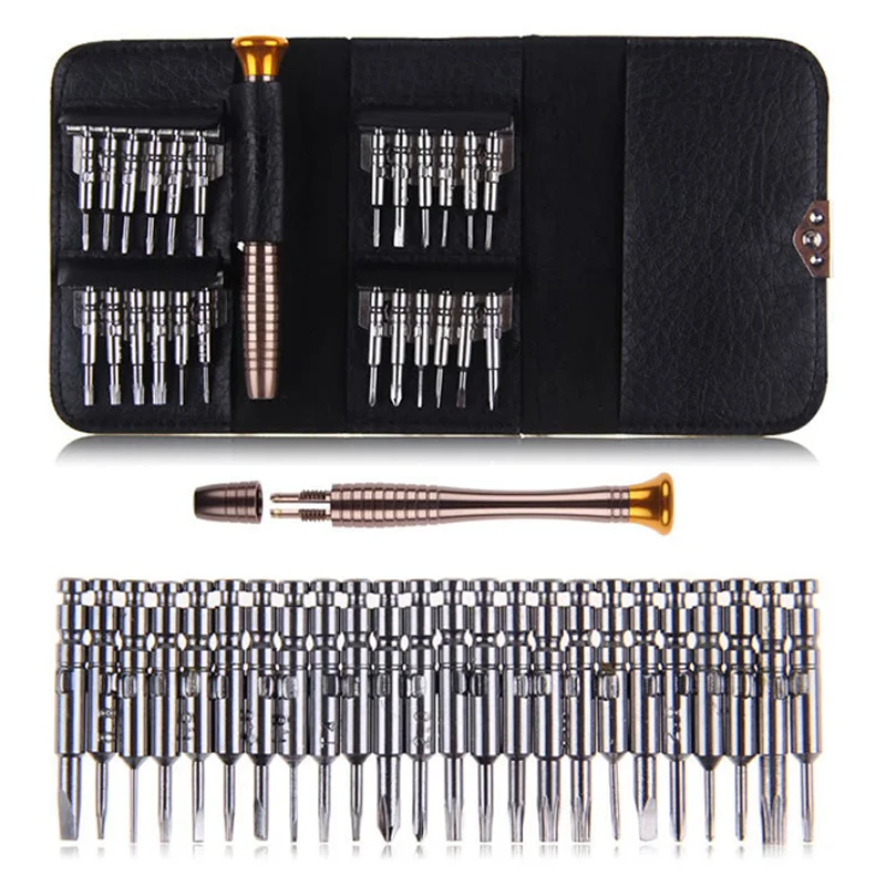 25 в 1 набор инструментов для ремонта смартфонов|trox screwdriver|eyeglass repairscrewdriver for eyeglasses |