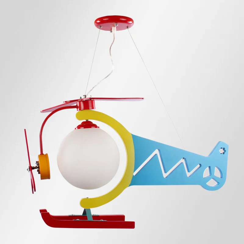 Новая красочная детская спальня Подвеска вертолет лампа вращающаяся подвеска