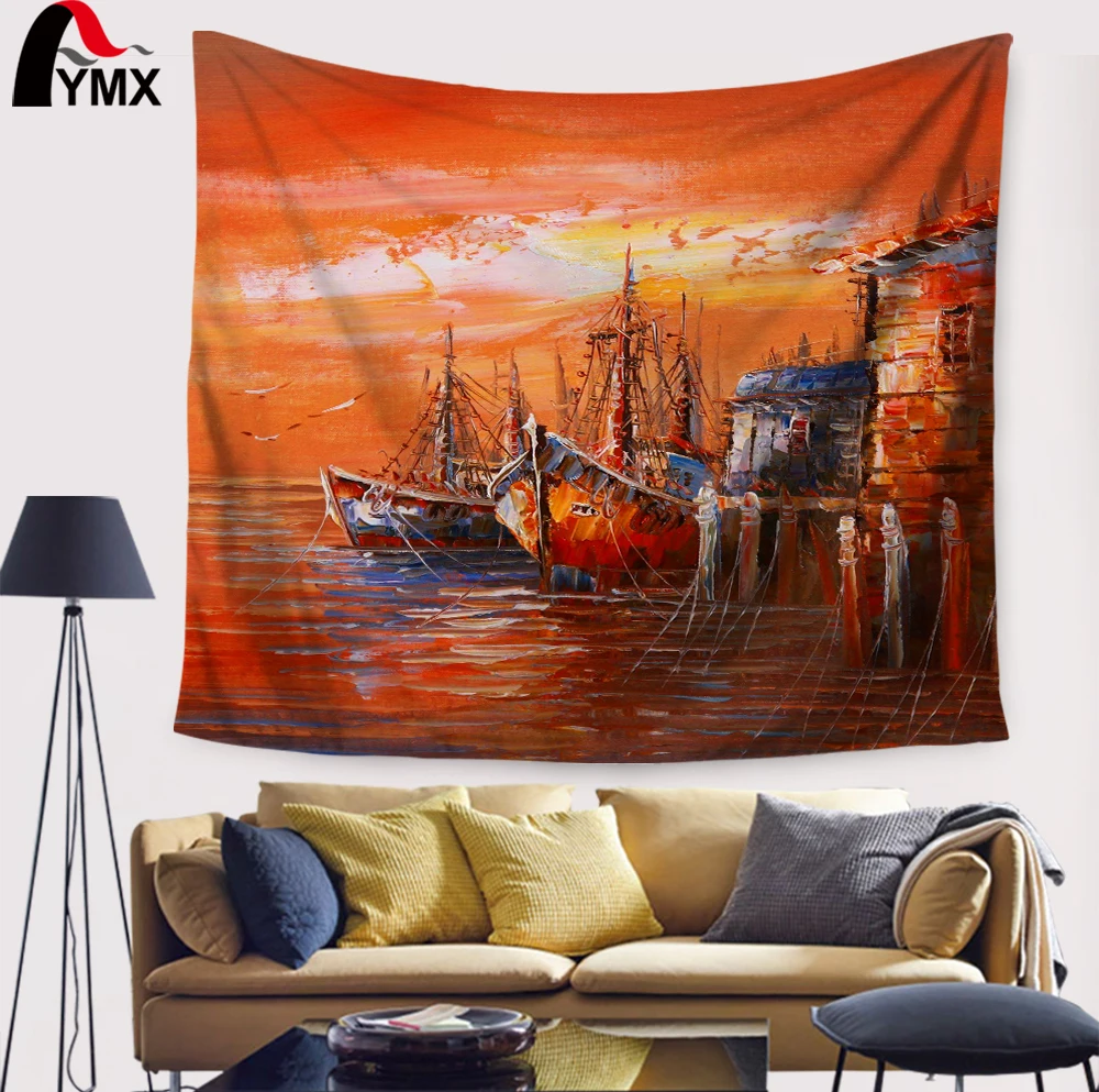 Bird Scenic Art Patterns Tapestry Wall Hanging Polyester Fabric Mandala Decor Yago Mat Beach Towel Tapiz Gobelin | Дом и сад