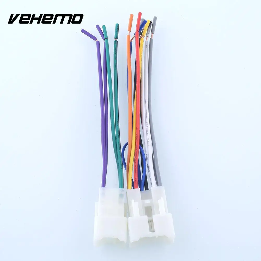 CD проигрыватель проводка провод вторичная установка радио для автомобиля TOYOTA