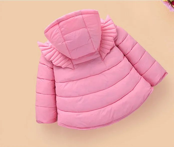 Зимние пальто для маленьких девочек Новое Детское хлопковое малышей теплая