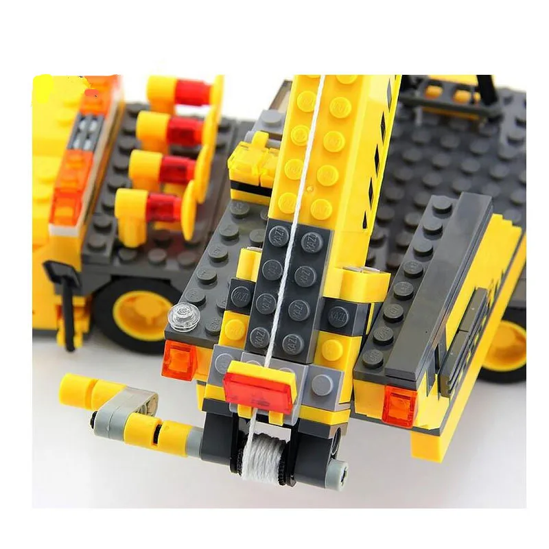 380 шт. строительные блоки модель крана KAZI город дизайнерские Совместимые Legoings