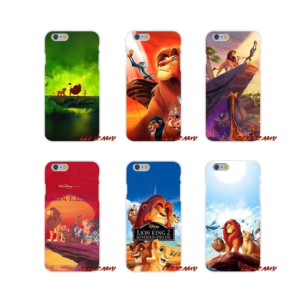 Чехол для мобильного телефона iPhone X XR XS MAX 4 4S 5 5S 5C SE 6 6S 7 8 Plus ipod touch comic The Lion King Hakuna Matata