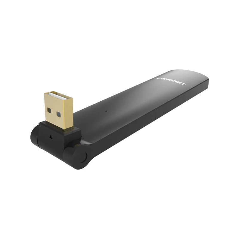 COMFAST usb wifi адаптер AC 600 Мбит/с 802.11b/n 2 4 ГГц + 5 8 подключи и работай Wi Fi ключ ПК сетевая