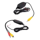 12V 2,4G беспроводной передатчик приемник, задний вид автомобиля камера