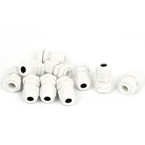 10 шт. белый водонепроницаемый адаптер для розетки PG7 3-6,5 мм