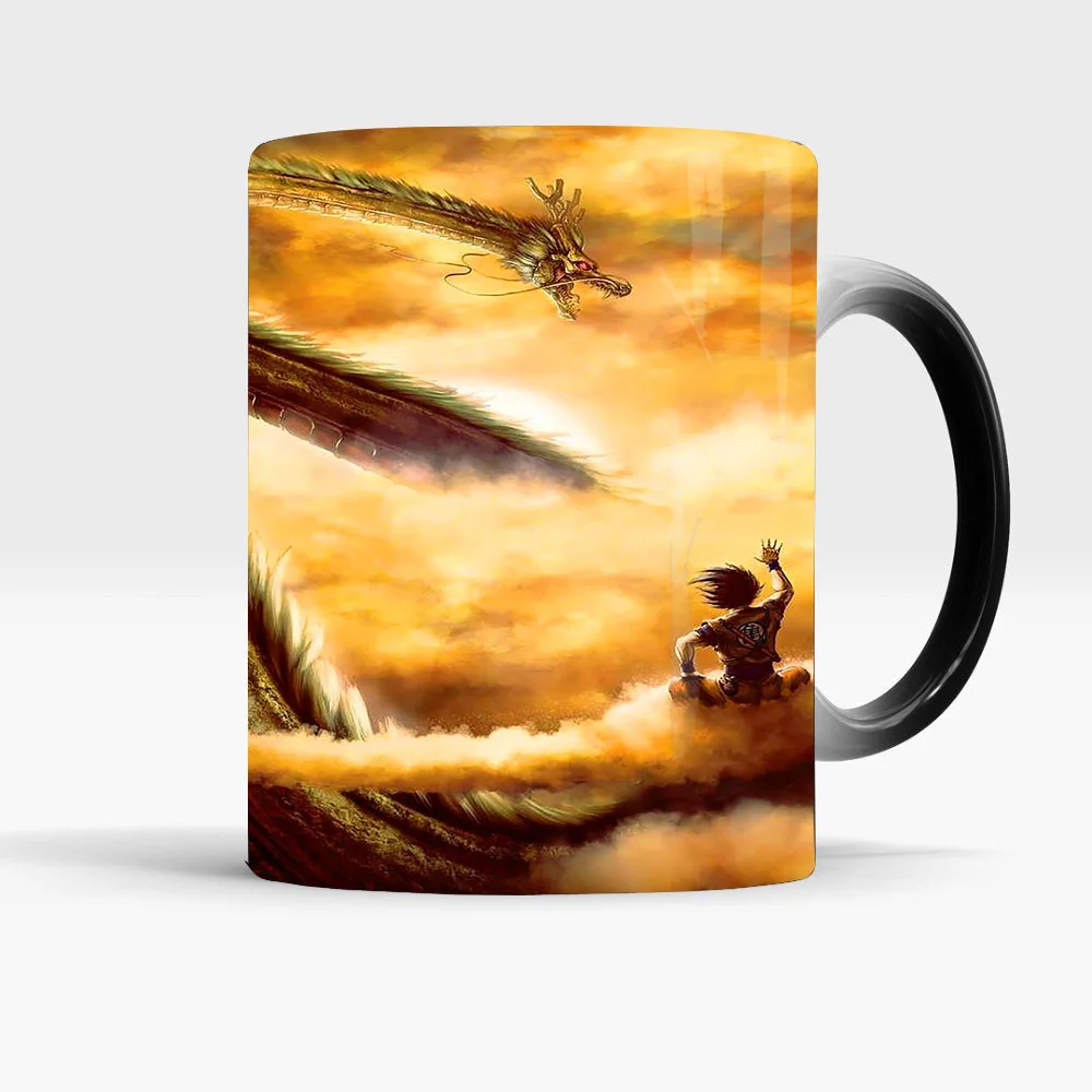 Whitelf Dragon Ball кружка теплочувствительная меняющая цвет кофейная кружка керамическая Волшебная чашка