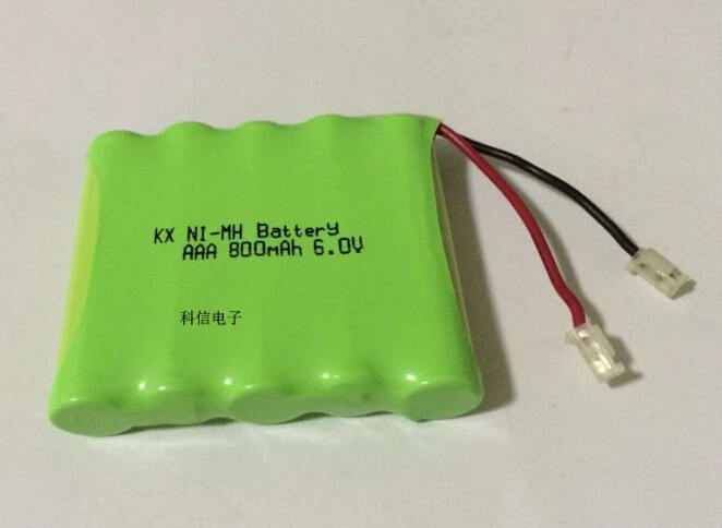 

MasterFire Original New 6V AAA Ni-MH 800mAh Battery Pack Rechargeable NiMH Batteries Cell with Plugs