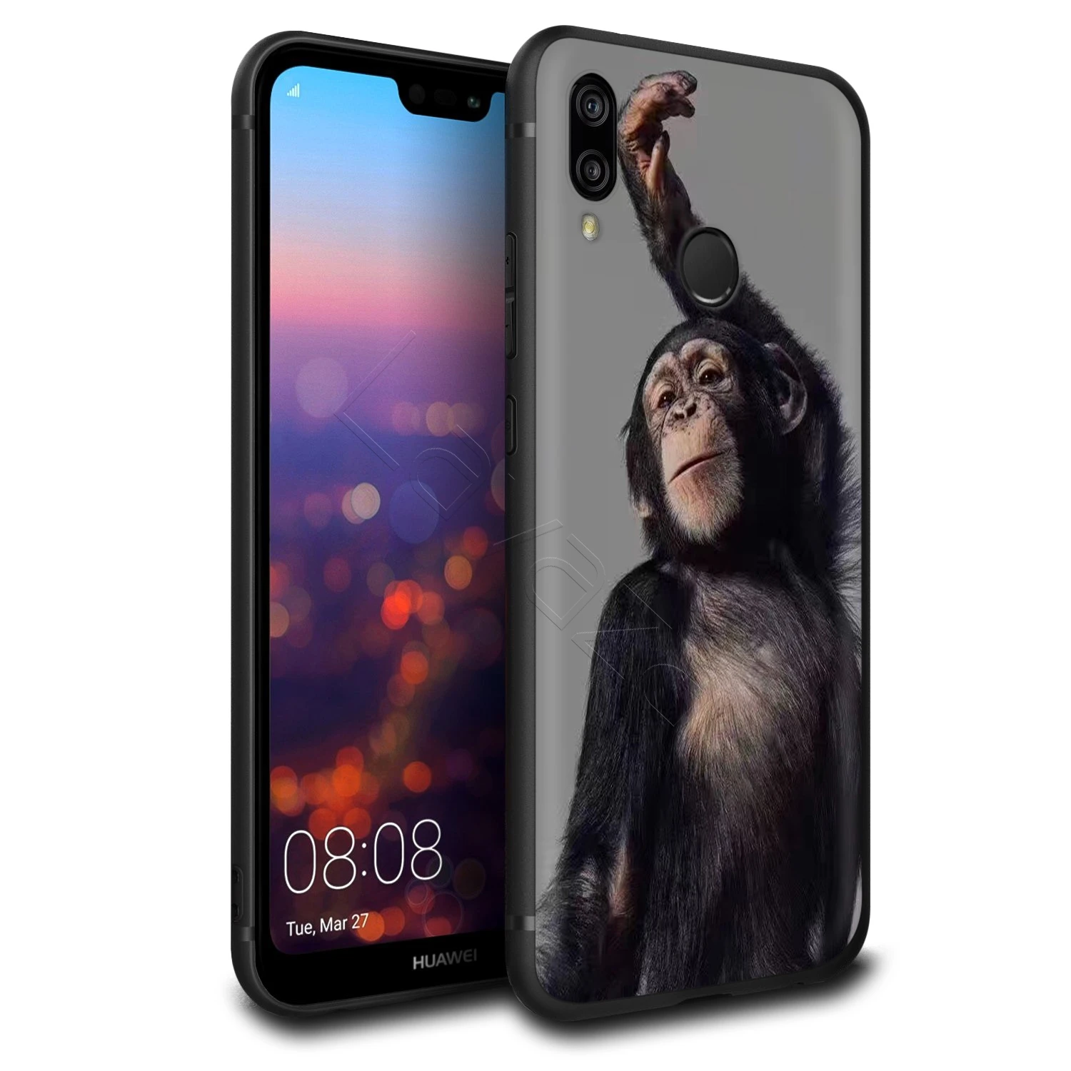 Милый чехол с животными Lavaza Chimpanzee Chimp Monkey для Huawei P30 P20 P10 P9 P8 Mate 20 10 Pro Lite P Smart 2017 |