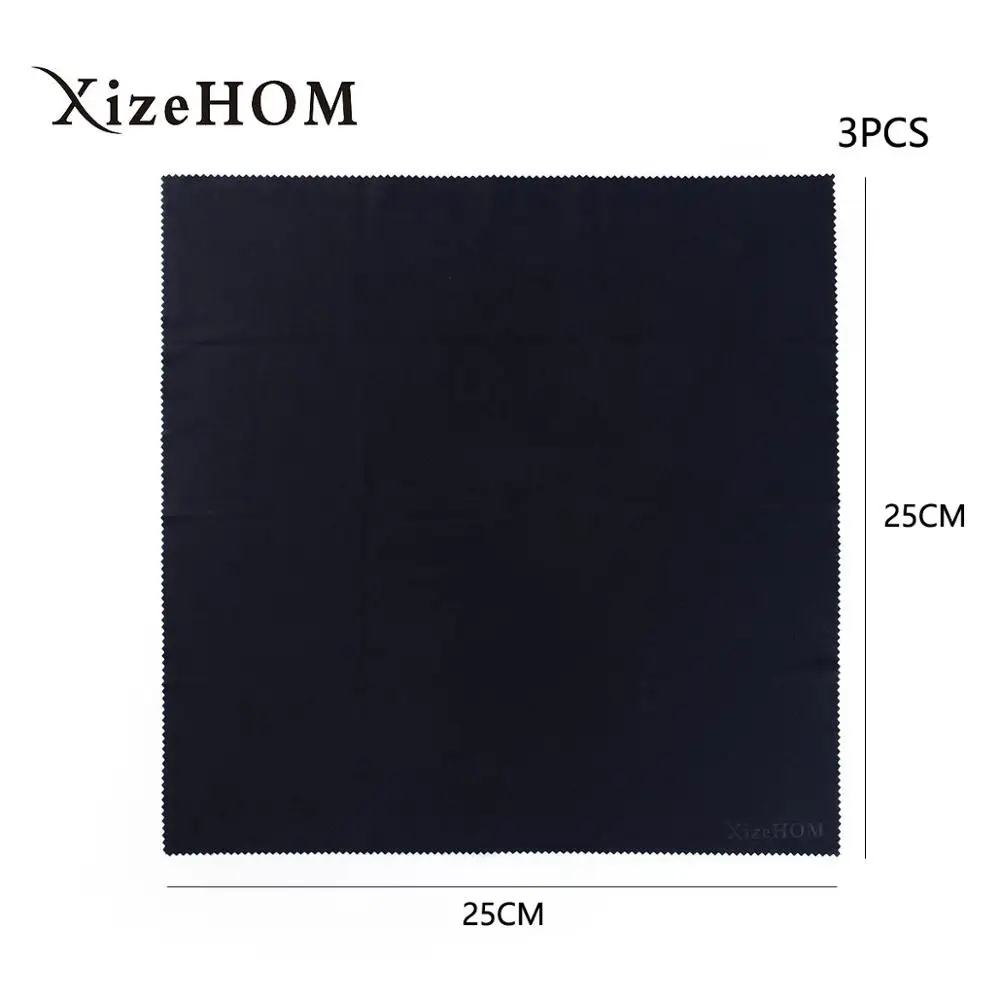 XizeHOM 25*25 см/3 шт. ткань из микрофибры для очков экранов линз IPad планшетов телефонов|Чистящие салфетки| |