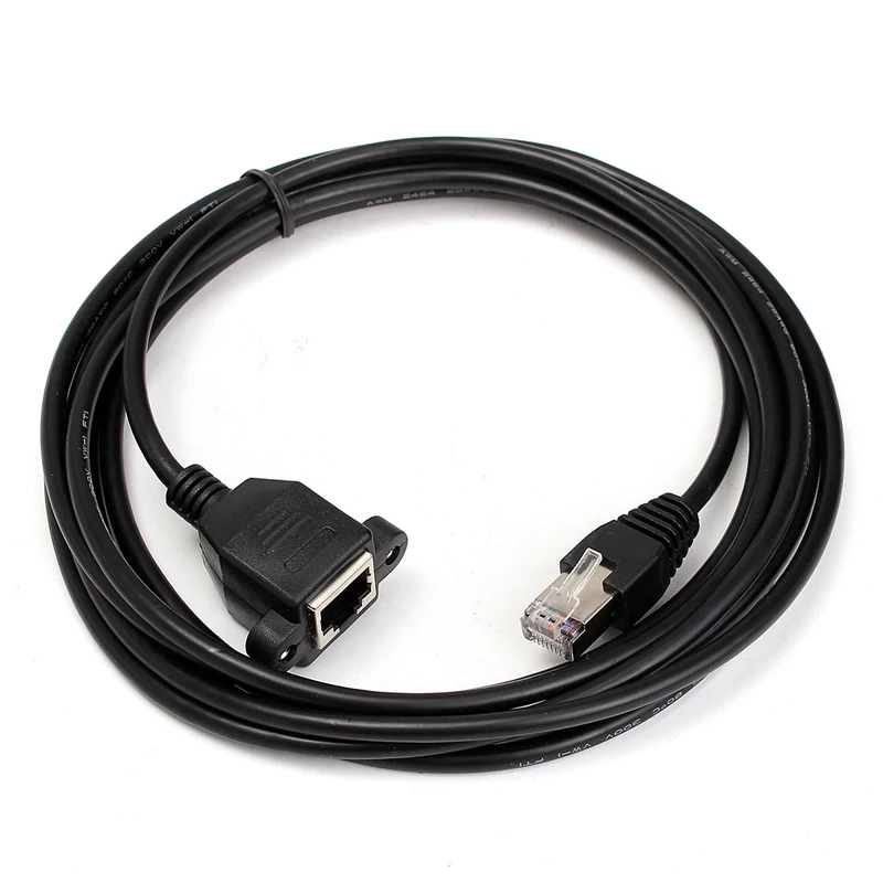 Сетевой удлинитель Leory 0 3-3 м RJ45 штекер-гнездо крепление на панели сетевой кабель