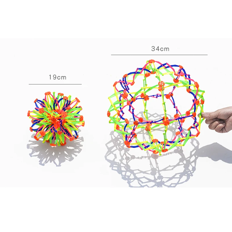 MYHOESWD Funny Flexible Ball Toys for Kids Football Outdoor Toy Balls Plastic Deformation Toys Boys Novelty Toy for Children image 2