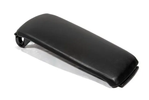 

Direct Fit Leatherette Armrest Cover With Latch And Lid Leather BLACK for audi A6 C5