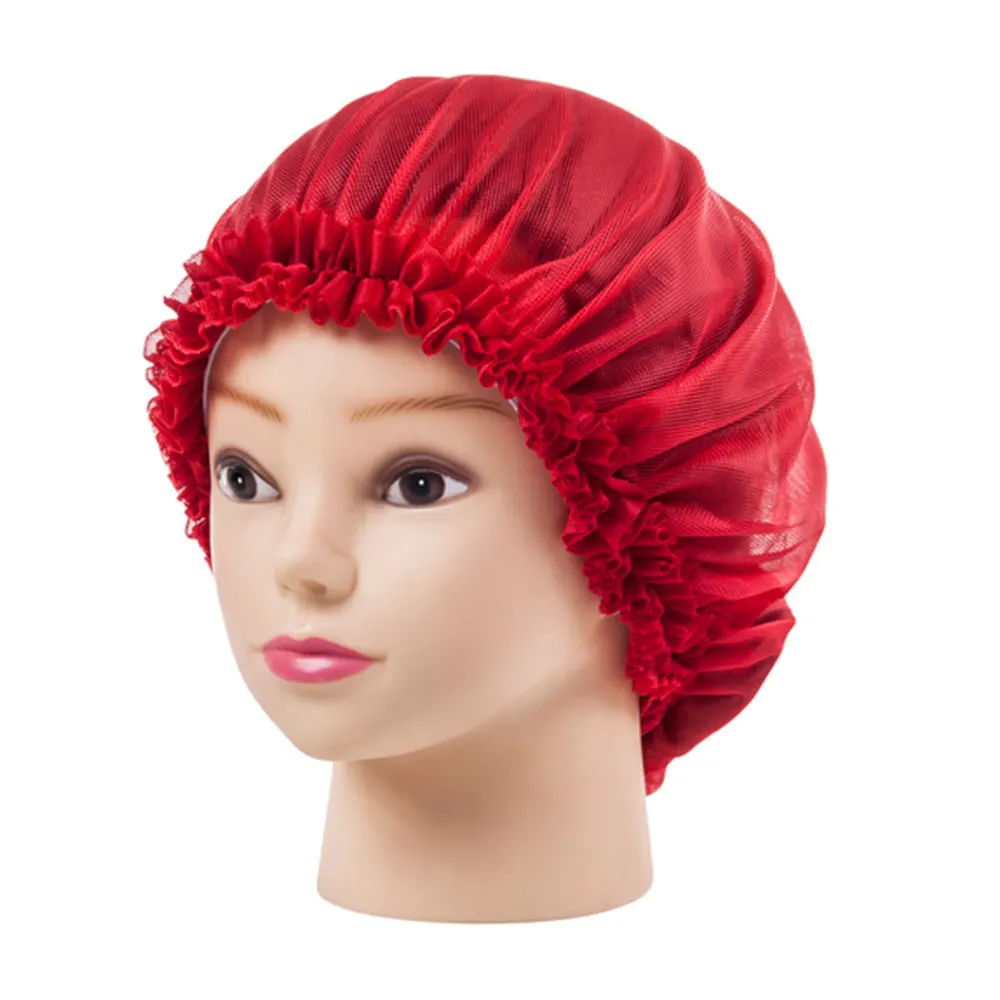 Sleeping Hat Night Sleep Cap Hair Care Satin Bonnet Caps Nightcap For Women Men Treatment Protect From Frizzing | Красота и здоровье