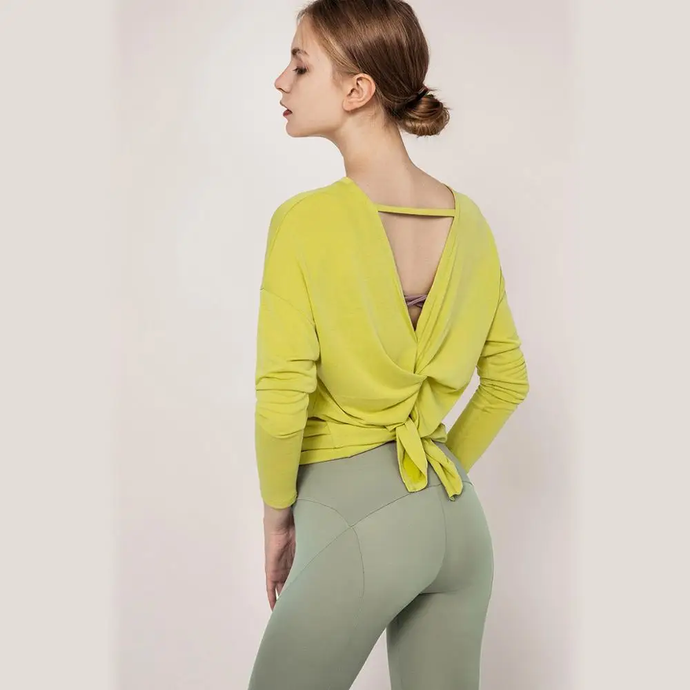 Yellow Сексуальный укороченный топ для йоги, фитнеса, фитнеса, camiseta mujer, прозрачное, entrenamiento deportivo camiseta - Цвет: Yellow