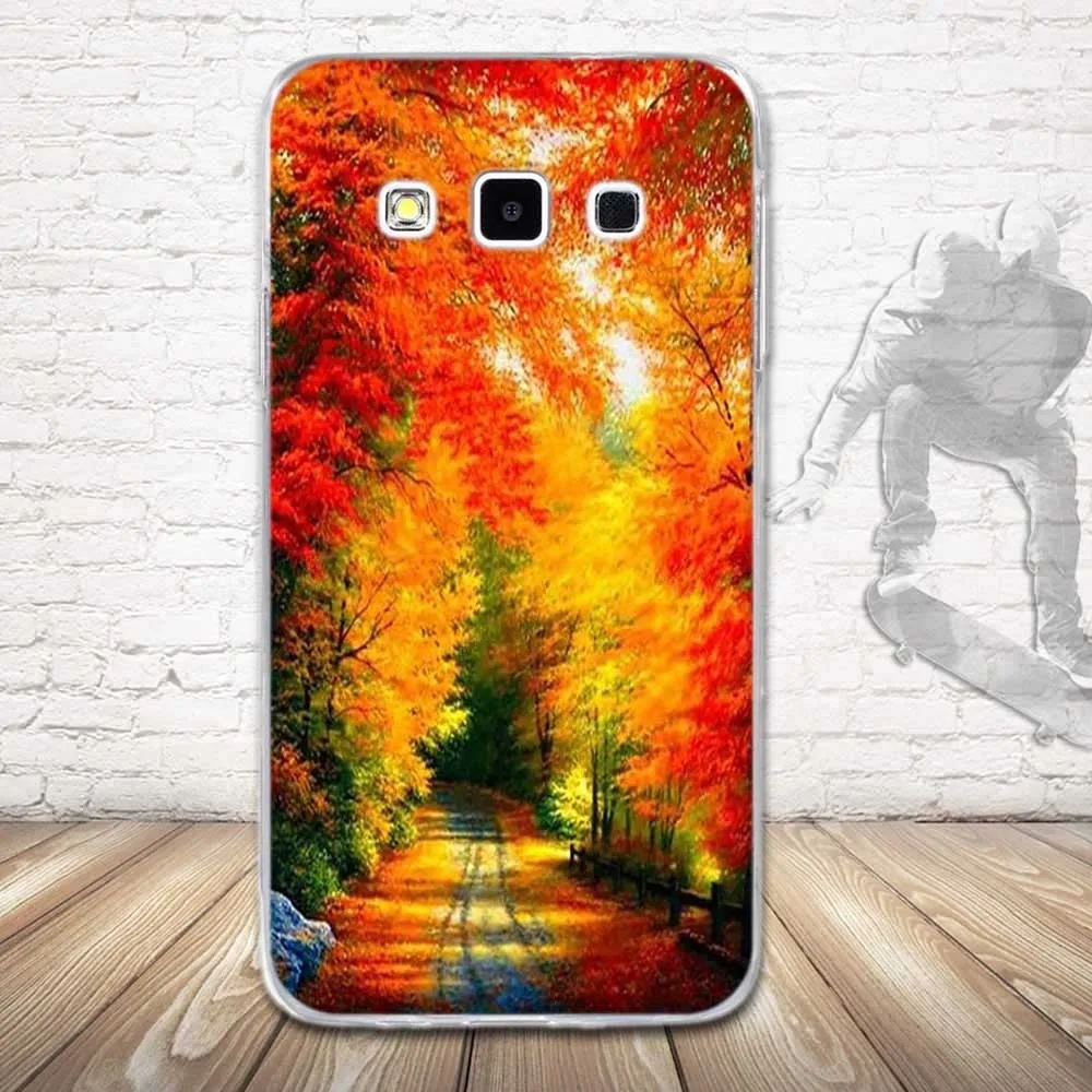 TPU чехол для Samsung Galaxy A3 2015 A300 силиконовый A 3 a300f с нарисованными ракушками|Бамперы| |