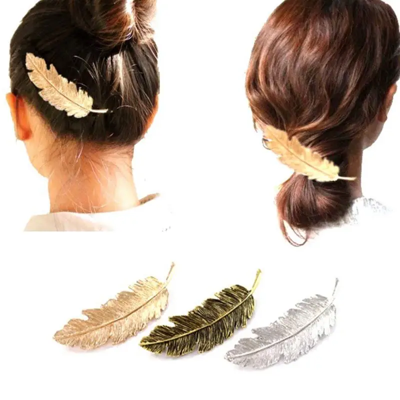 3 шт. элегантные заколки для волос аксессуары женщин и девушек (золото серебро