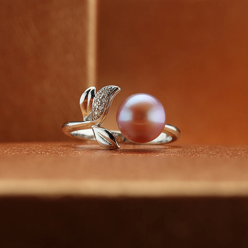 Женское кольцо на палец Feige фиолетовое из стерлингового серебра 925 пробы с