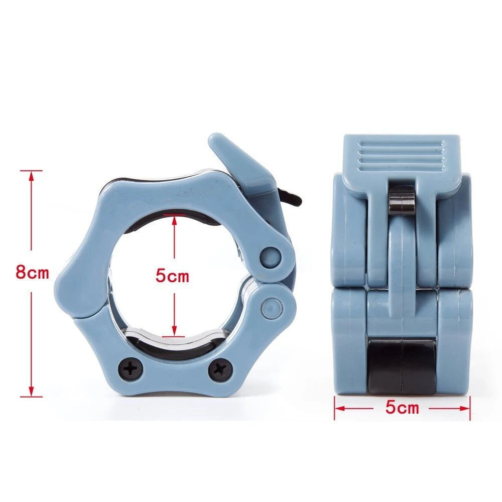Зажим для штанги 1 пара 2 дюйма ошейник спортзала тяжелая тяга хомуты фитнеса|barbell
