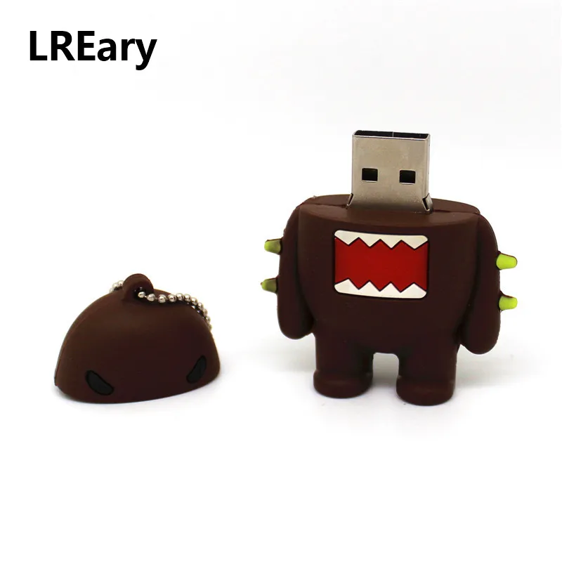 Usb флеш накопитель с мультяшной куклой Домо Кун милая флешка персонализированный