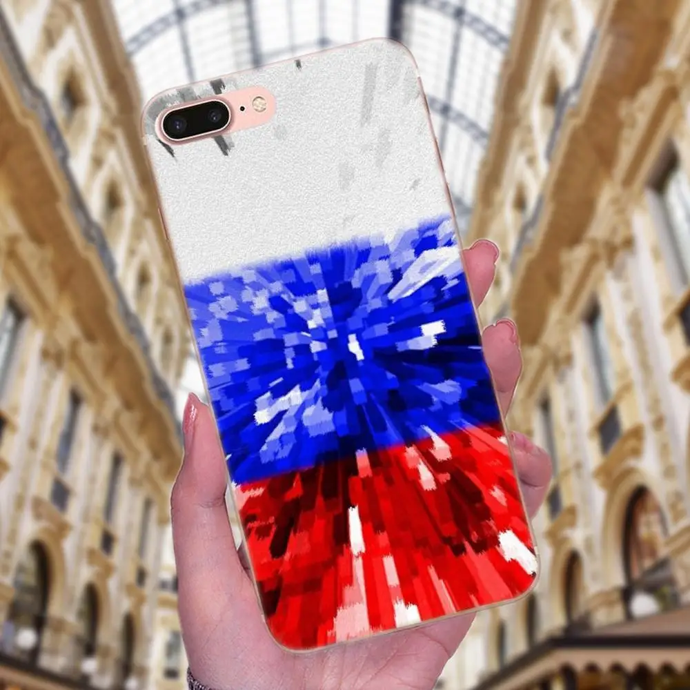 Новое поступление ТПУ для Xiaomi Redmi Note 2 3 3S 4 4A 4X 5 5A 6 6A Pro Plus флаг Российской Федерации