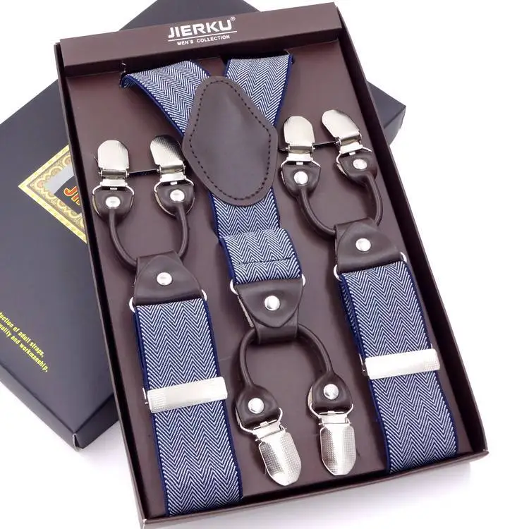 OLOME Винтаж Мужской кожаный чулок для мужчин s Пейсли плед эластичная подвеска