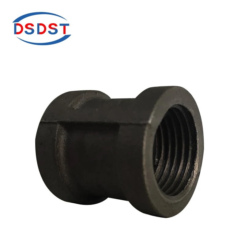 10 Соединенных черных муфт гнезда из ковкого железа Женская резьба фитинги для
