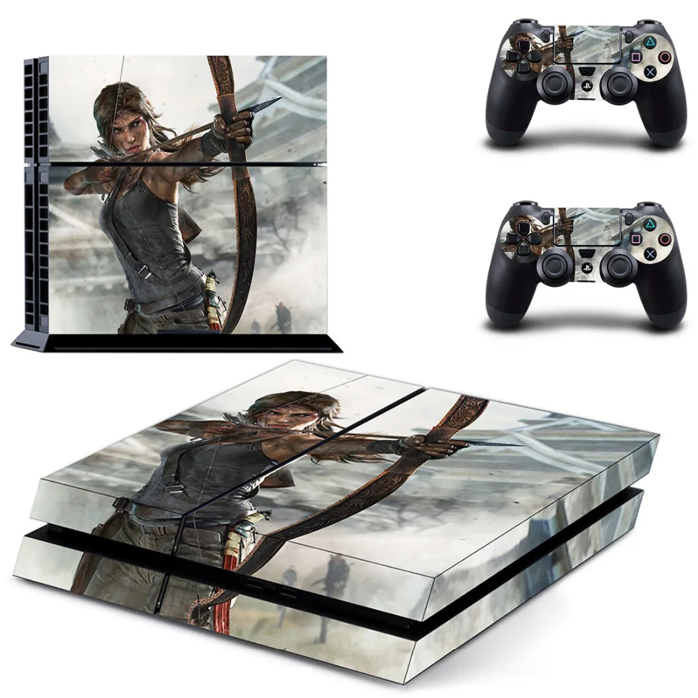 Rise of The Расхитительница PS4 кожи Стикеры наклейка для Sony Игровые приставки 4