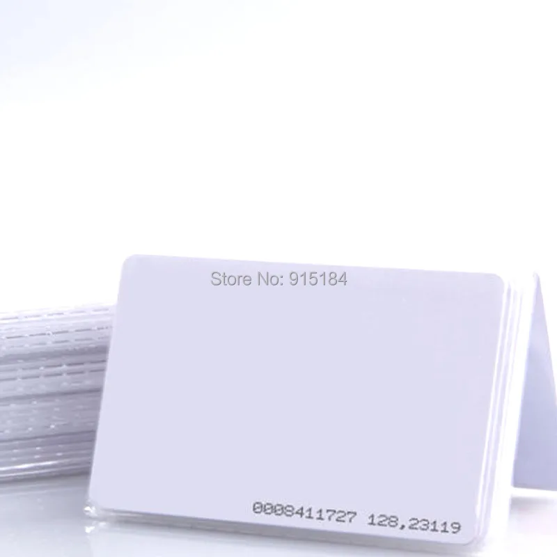 200 шт./лот RFID 125 кГц открытка em4100/TK4100 контроля доступа nfc поисковая метка ID ПВХ карты кредитной карты