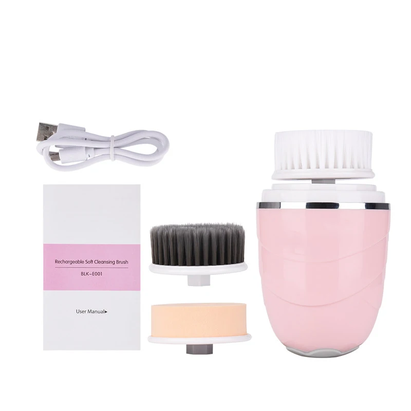 Лица Deep Clean 5 в 1 Электрический Очиститель для лица тела очистки кисть ухода за