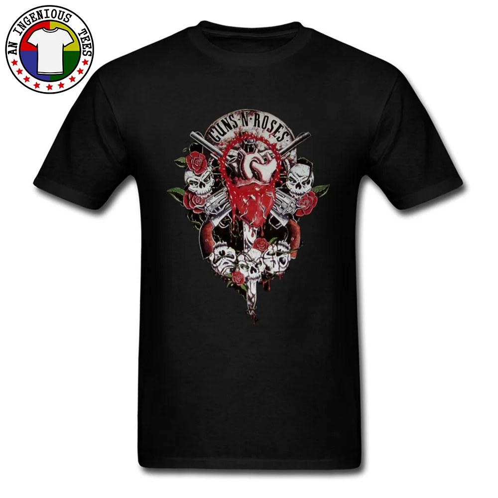 Мужские топы/футболки на заказ футболки Guns N Rose Band 3d футболка с черепом летняя