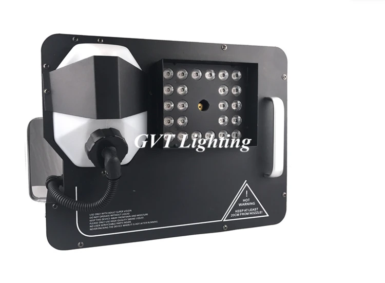 2 шт./лот 1500 Вт RGB 3 in1 DMX светодиодный противотуманная машина Pyro Вертикальная дымовая машина 24 шт. RGB 3in 1 Цвет светодиодный Цвет Фул для дым-машины