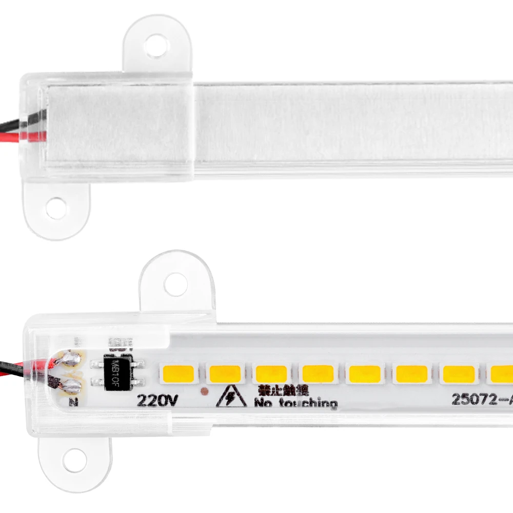 2 шт. ультра тонкий светодиодный светильник для бара без необходимости драйвера AC