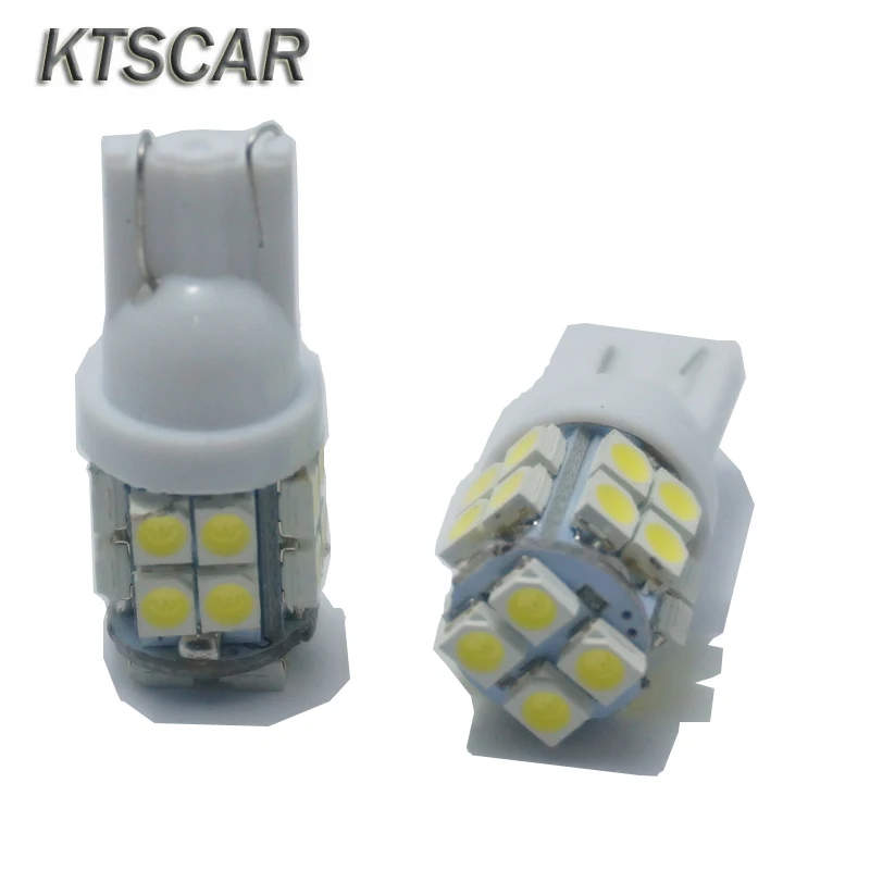 KTSCAR 100 шт. Белый свет T10 194 168 W5W 20 led smd 3528 1210 автомобильные клиновидные светодиодные