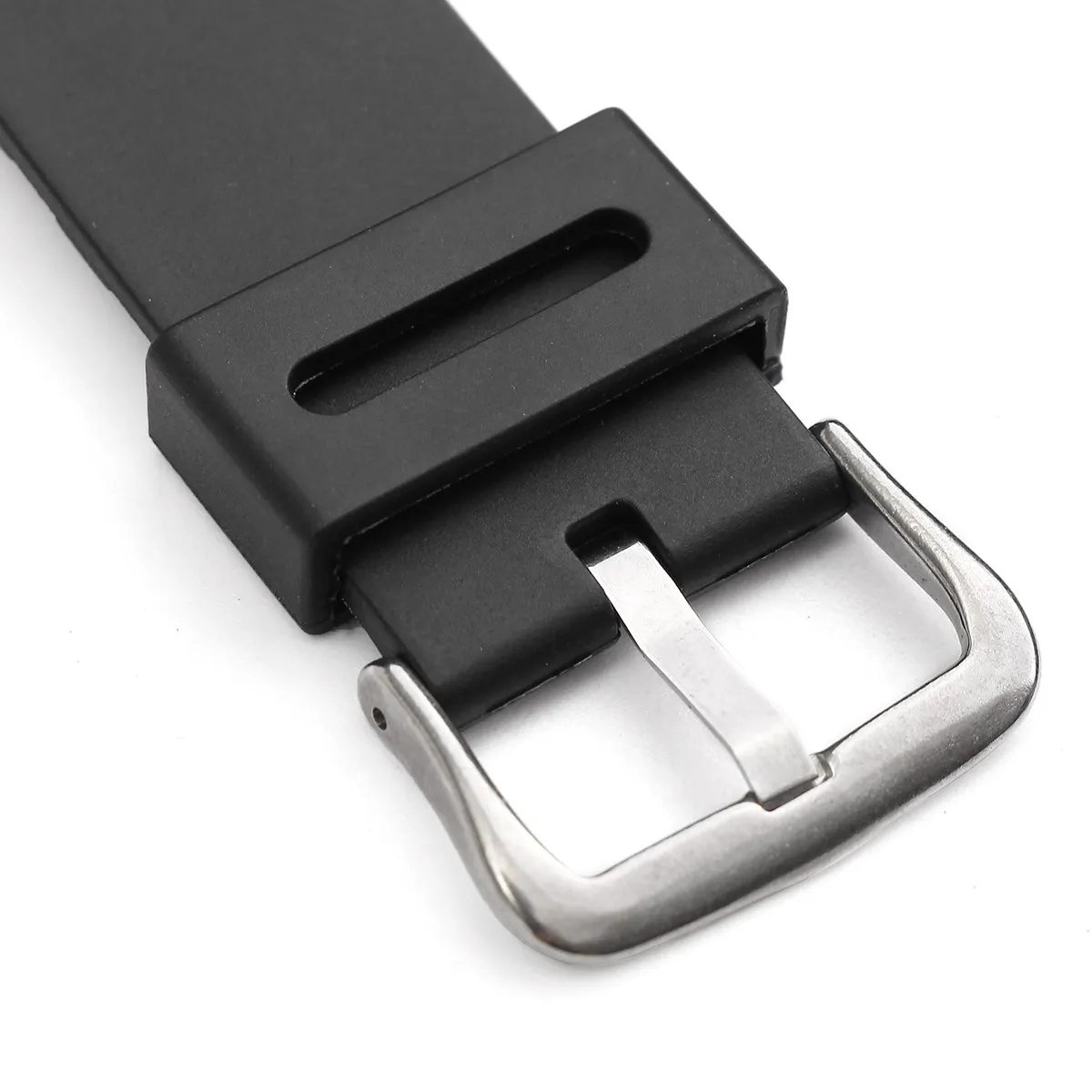 Резиновый ремешок для часов спорта дайвинга 16 мм мужской Силиконовый браслет с