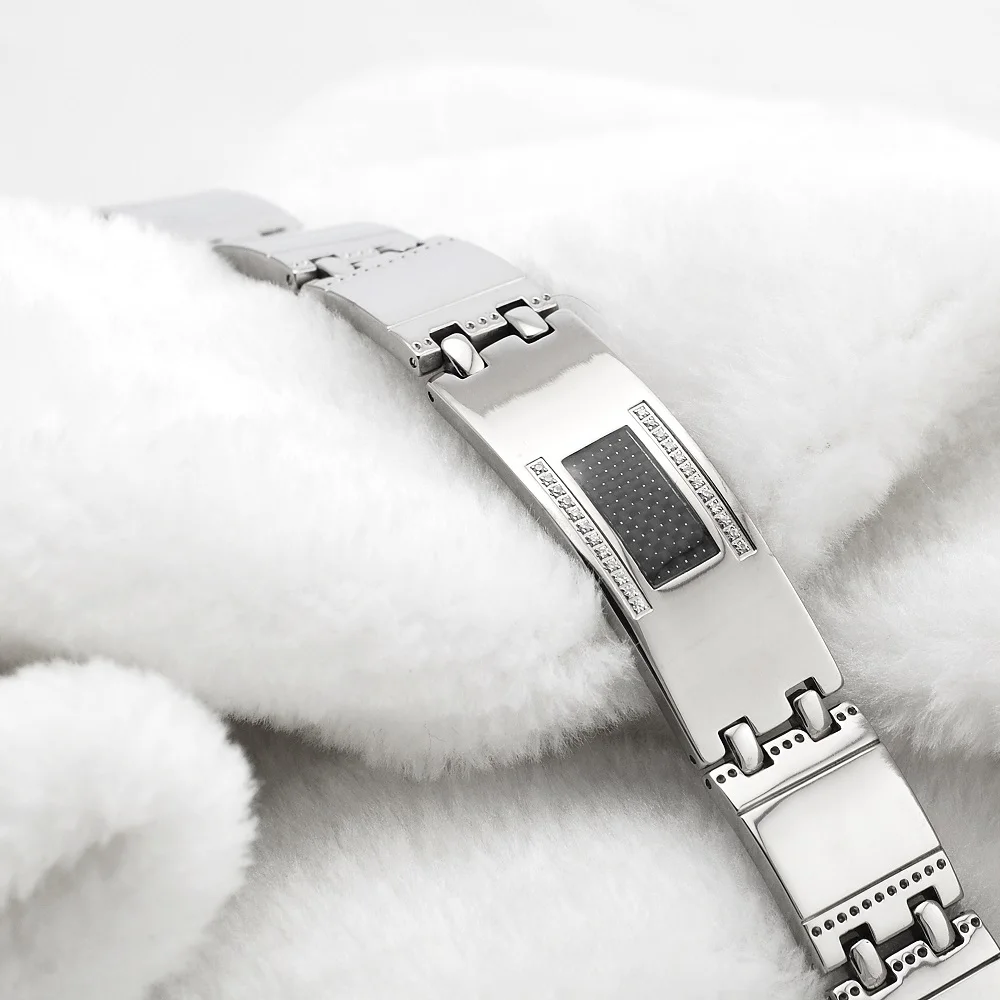 5 в 1 титановый магнитный браслет для мужчин с фианитами|bracelets for|chain braceletbracelet for men |