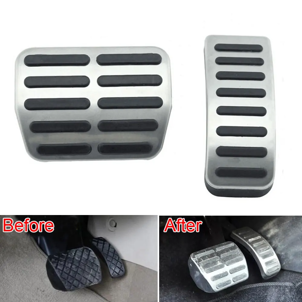 2 шт. противоскользящая Подножка педаль авто акселератор тормозная колодка