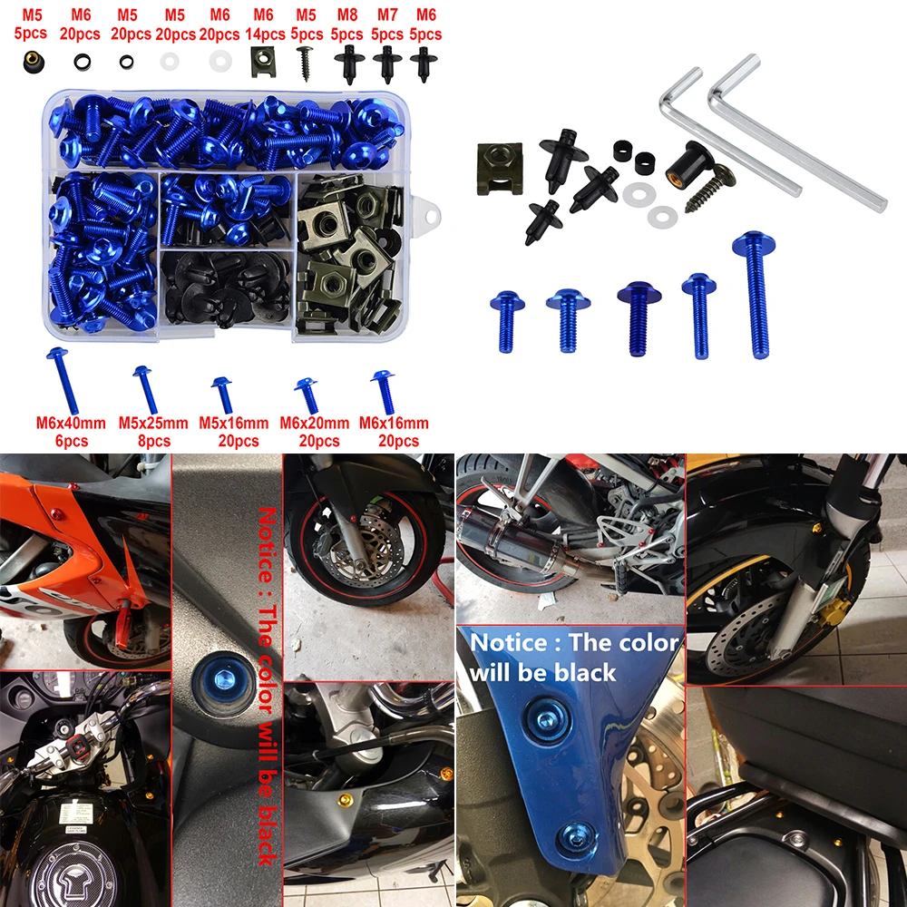 Ветрового стекла обтекатель болты для корпуса для Yamaha YZF R1 R1M R3 R6 600R 750R 1000R FZ1 FZ6 FZ6R FZ8 FZ07 FZ09 FZR 400 600 1000 FJ09 Vmax