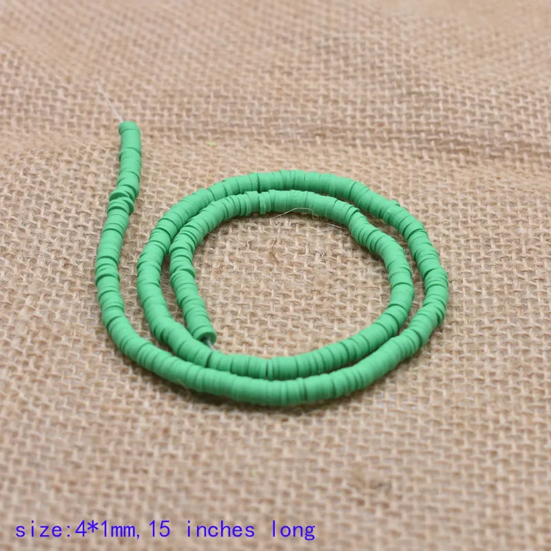 4x1 мм, плоские круглые бусины ручной работы круглая Полимерная глина Fimo чипованный диск свободные бусины для DIY для изготовления украшений ожерелья браслет Поиск