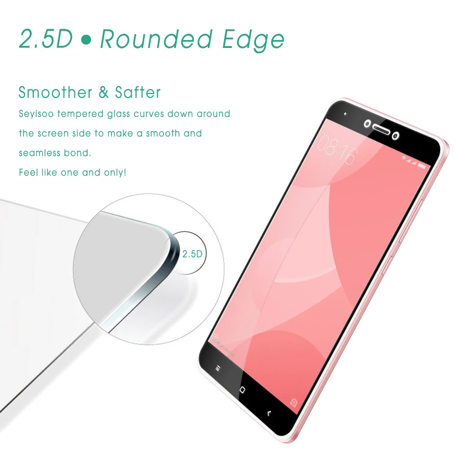 [2 шт] Seyisoo 2.5D полное покрытие протектор экрана из закаленного стекла для Xiaomi Redmi Note 4x Note 4 X Pro Xiomi пленка