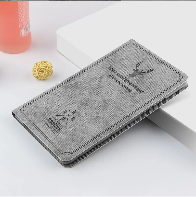 Для HUAWEI Mediapad M5 lite, 8,0 дюймов, кожаный чехол с откидной крышкой, ультра тонкий, высокое качество, с PC+ PU держателем, для 8,0 дюймов, pc tablet - Цвет: gray