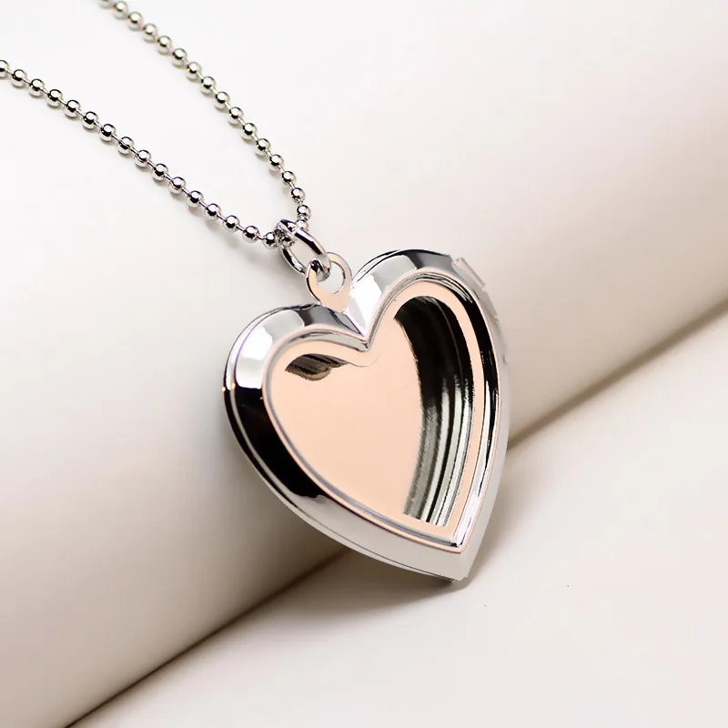 Женское ожерелье с подвеской в виде сердца и фоторамки|necklace jewelry|pendant necklacejewelry jewelry