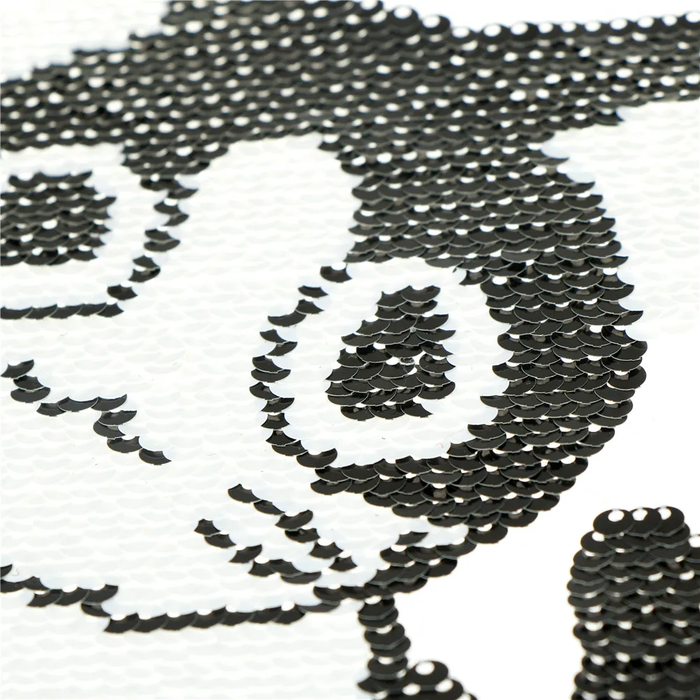 2018 Новый обезьянка Кот Гепард Реверсивный изменить цвет блёстки пришить патчи